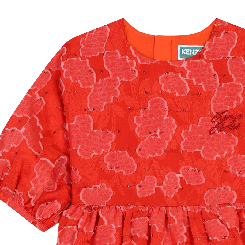 Zip-up party dress KENZO KIDS 
                        GIRL