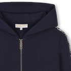 Hooded fleece cardigan MICHAEL KORS 
                    GIRL