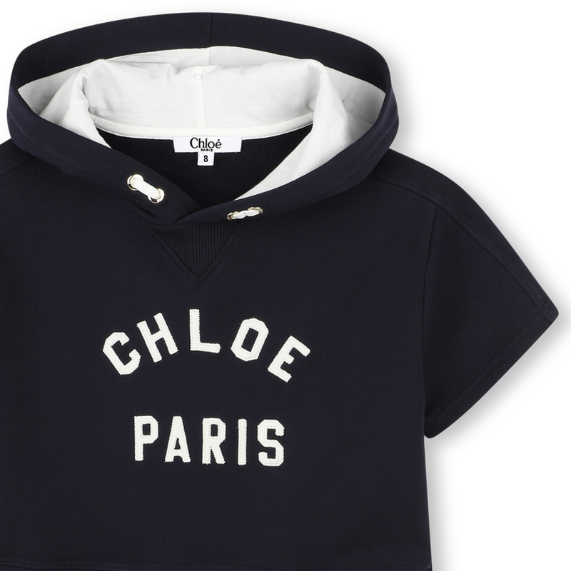 Hooded fleece dress CHLOE 
                        GIRL
