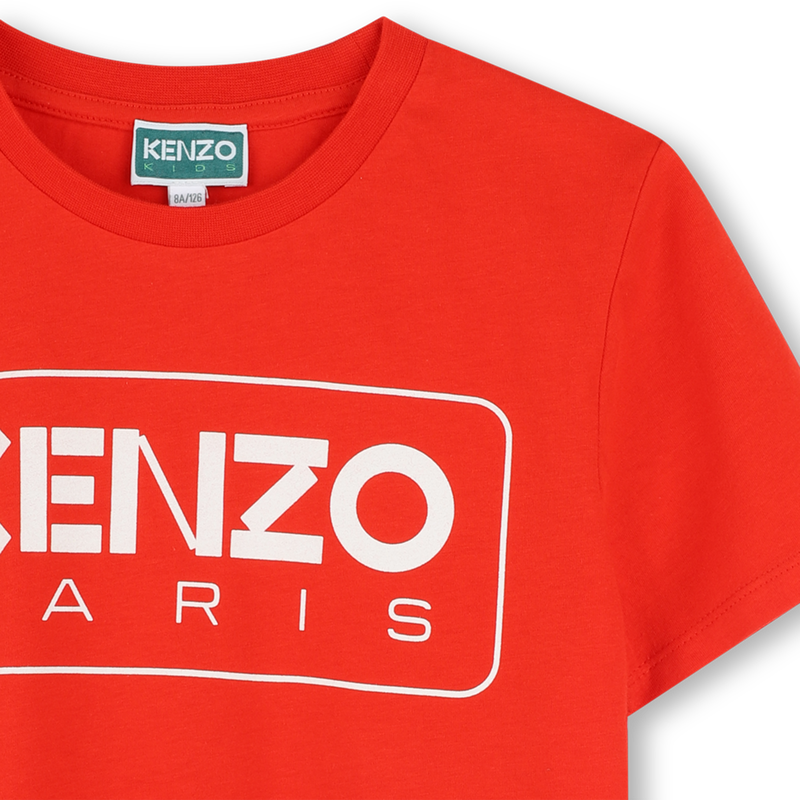 Short-sleeved cotton T-shirt KENZO KIDS 
                        BOY