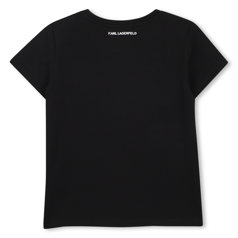 T-SHIRT ILLUSTRATION CHOUPETTE KARL LAGERFELD KIDS 
                        GIRL