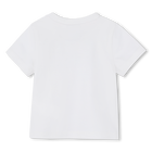 T-shirt with shiny print BOSS 
                    GIRL