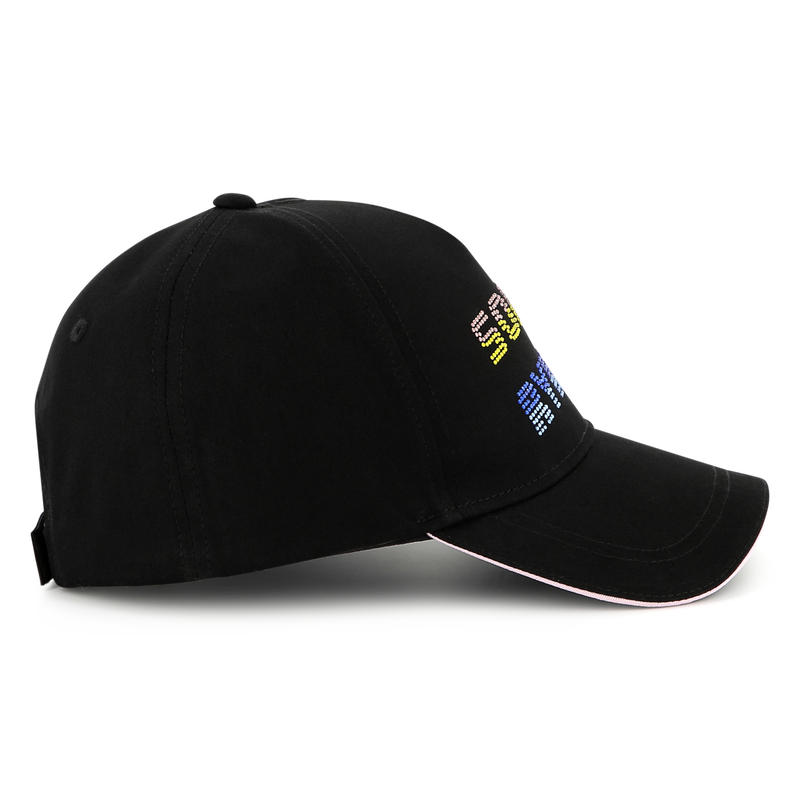 Cotton hook-and-loop cap SONIA RYKIEL 
                        GIRL