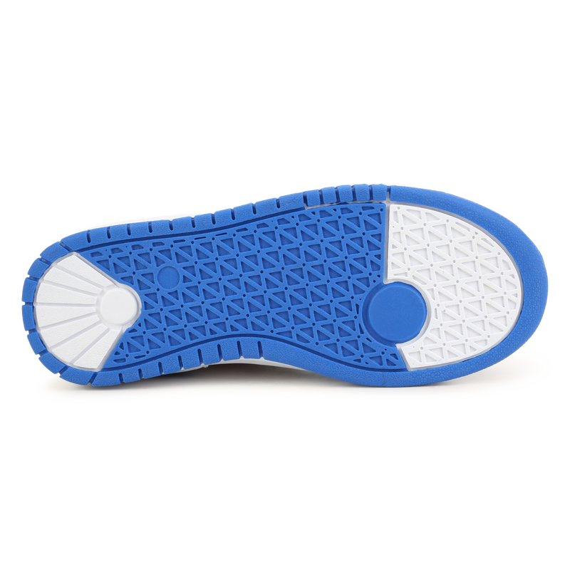 Lace-up logo trainers