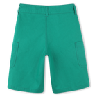 Cotton Bermuda cargo shorts KENZO KIDS 
                    BOY