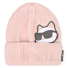 Knitted beanie KARL LAGERFELD KIDS 
                    GIRL
