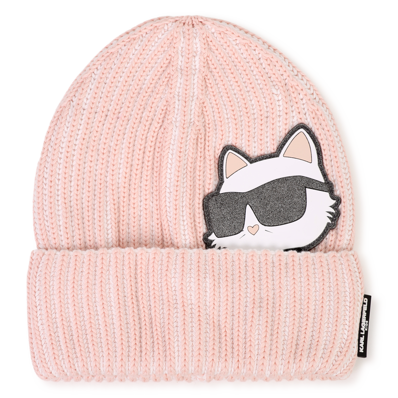 Knitted beanie KARL LAGERFELD KIDS 
                        GIRL