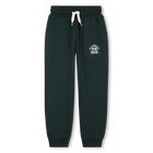Fleece jogging pants, DARK GREEN, hi-res