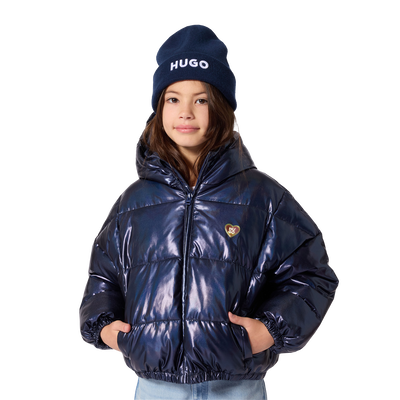 Hooded down jacket HUGO GIRL