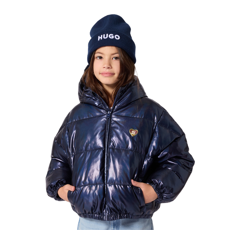 Hooded down jacket HUGO 
                        GIRL