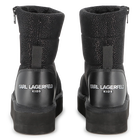 Sequined textile ankle boot KARL LAGERFELD KIDS 
                    GIRL