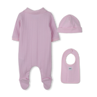 Pajama set + bib + beanie BOSS 
                    GIRL