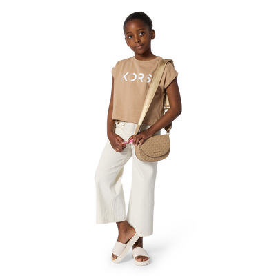 ADJUSTABLE WAIST TROUSERS MICHAEL KORS GIRL