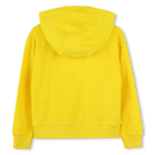 Terry-towelling zip-up jumper KENZO KIDS 
                    GIRL