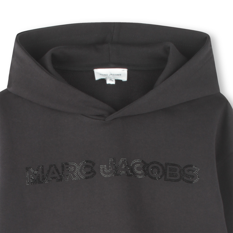 Cropped fleece sweatshirt MARC JACOBS 
                        GIRL