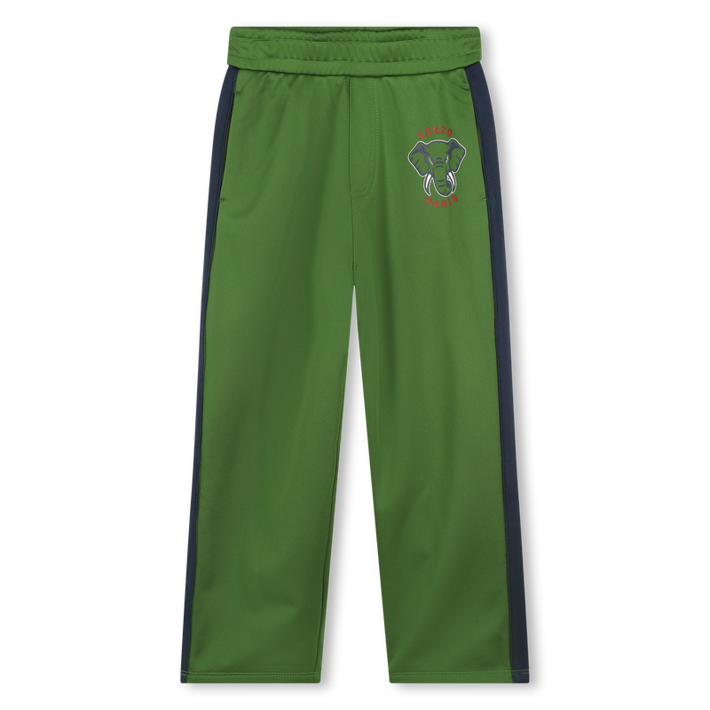 Piqu&eacute; knit jogging trousers KENZO KIDS 
                        UNISEX