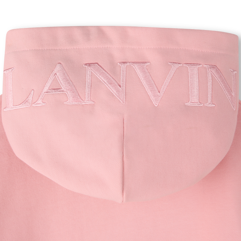 Fleece sweatshirt dress LANVIN 
                        GIRL