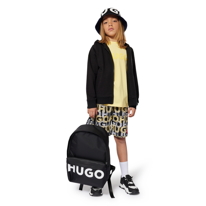 Fleece Bermuda running shorts HUGO 
                        BOY