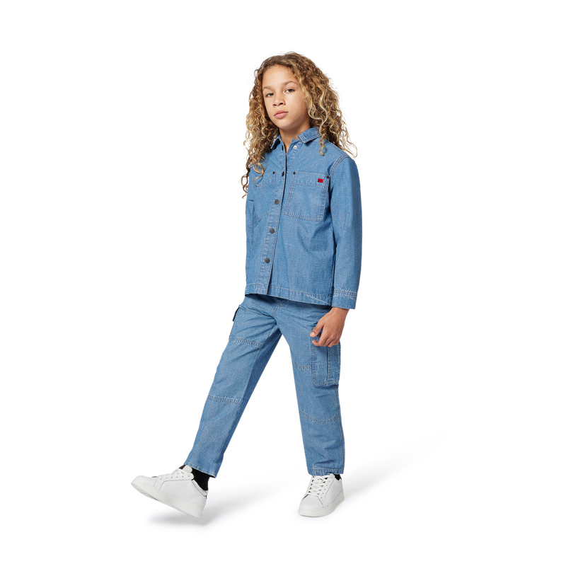 Cowhide leather sneakers HUGO 
                        BOY