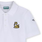 Badge and embroidery polo shirt KENZO KIDS 
                    UNISEX