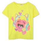 Short-sleeved T-shirt, LEMON, hi-res