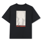 Heavy cotton jersey T-shirt KARL LAGERFELD KIDS 
                    BOY