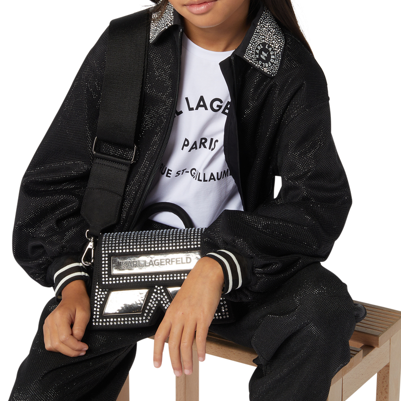 T-shirt with print KARL LAGERFELD KIDS 
                        GIRL