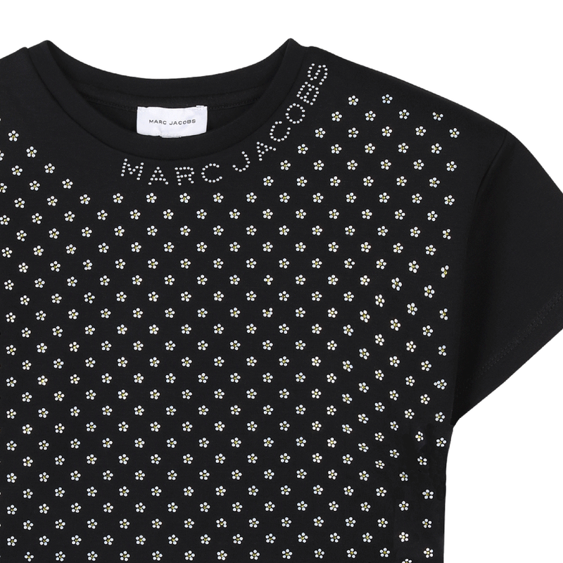 Cotton top with diamant&eacute;s MARC JACOBS 
                        GIRL