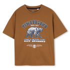 Short sleeve t-shirt, CHOCOLATE BROWN, hi-res
