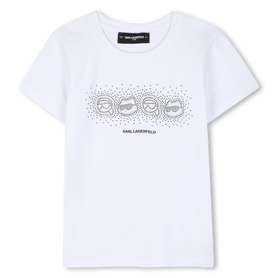 Short sleeve t-shirt KARL LAGERFELD KIDS GIRL