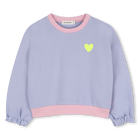Fleece sweatshirt, ANGEL BLUE, hi-res