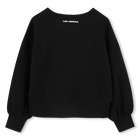 Embroidered sweatshirt KARL LAGERFELD KIDS 
                    GIRL