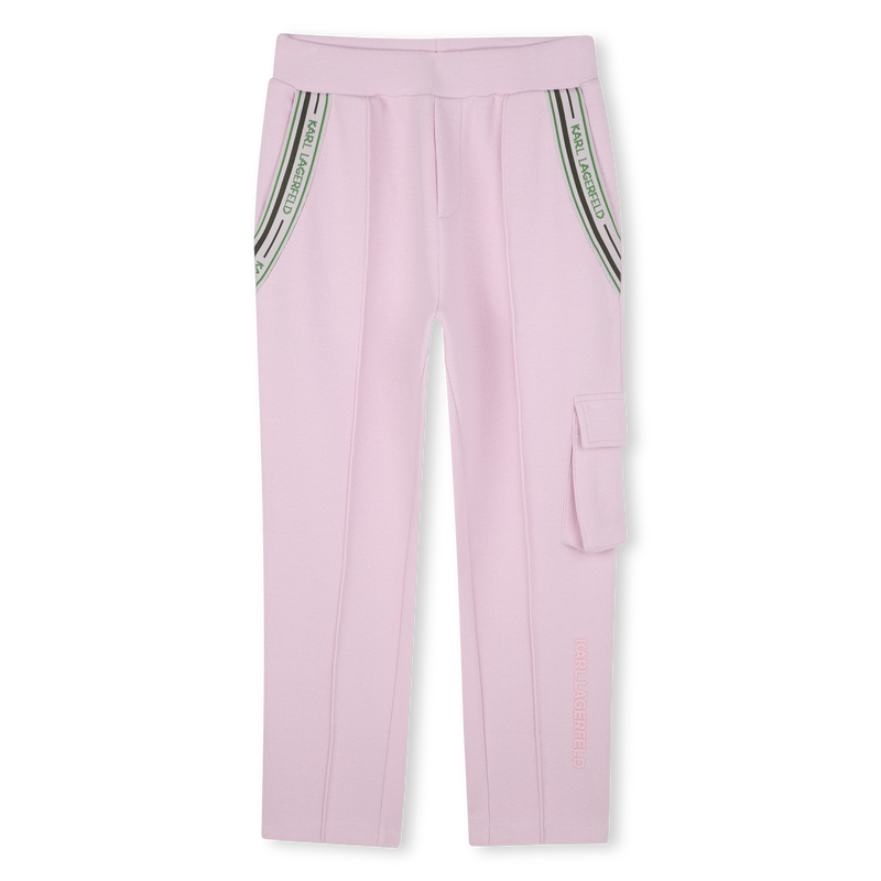 Jogging trousers KARL LAGERFELD KIDS 
                        GIRL