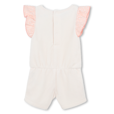 Terry cloth playsuit KENZO KIDS GIRL