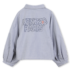 Striped cotton blouse KENZO KIDS 
                    GIRL