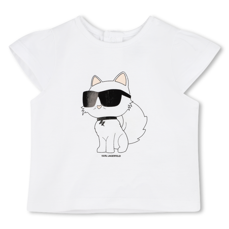 T-shirt and long johns KARL LAGERFELD KIDS 
                        GIRL