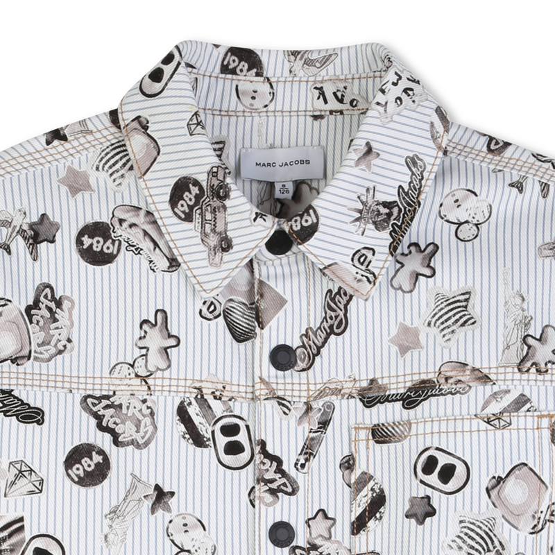 STRIPED AND PRINTED JACKET MARC JACOBS 
                        BOY