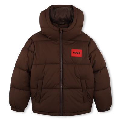 Hooded down jacket HUGO BOY