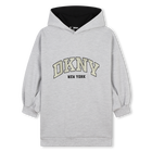 Logo dress with hood DKNY 
                    GIRL