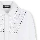 Long sleeve shirt dress KARL LAGERFELD KIDS 
                    GIRL