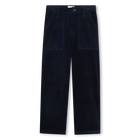 Corduroy trousers, NAVY, hi-res