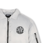Zip-up satin-finish jacket DKNY 
                    GIRL