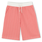 Striped cotton Bermuda shorts KENZO KIDS 
                    BOY
