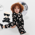 Brushed fleece pants KARL LAGERFELD KIDS 
                    BOY