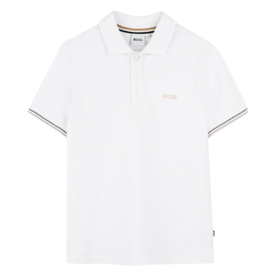 Tricolour-stripe polo shirt BOSS BOY