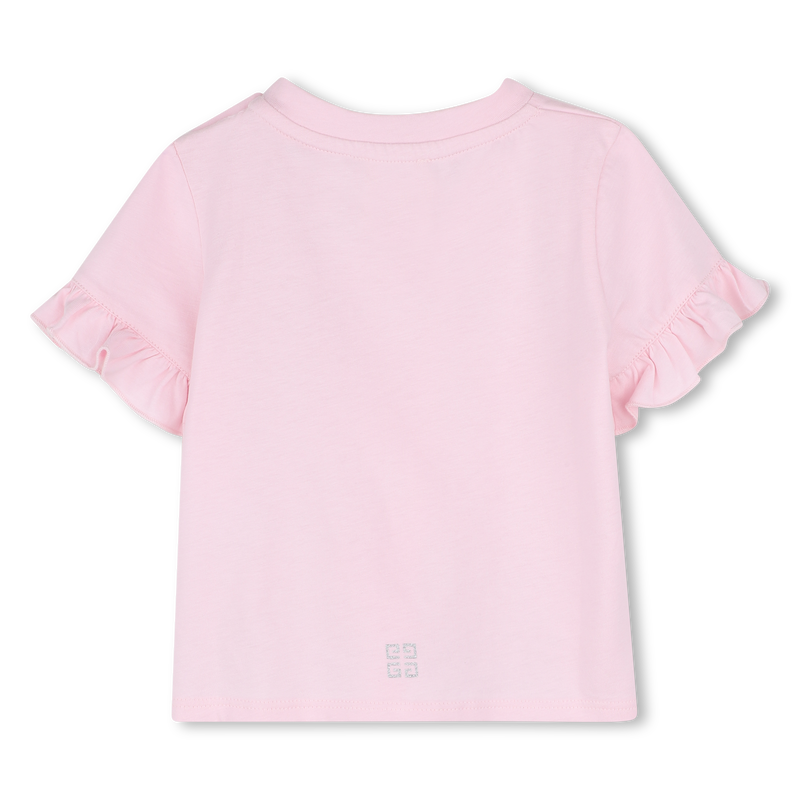T-shirt with ruffles GIVENCHY 
                        GIRL