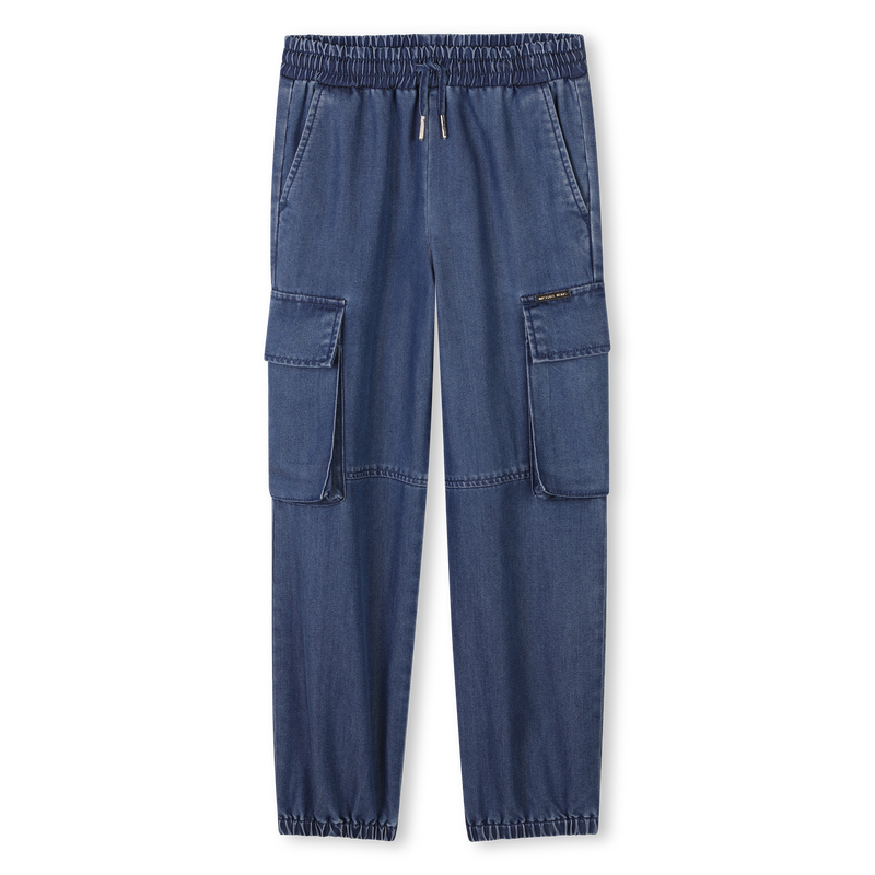 Elasticated-waist jeans MICHAEL KORS 
                        GIRL