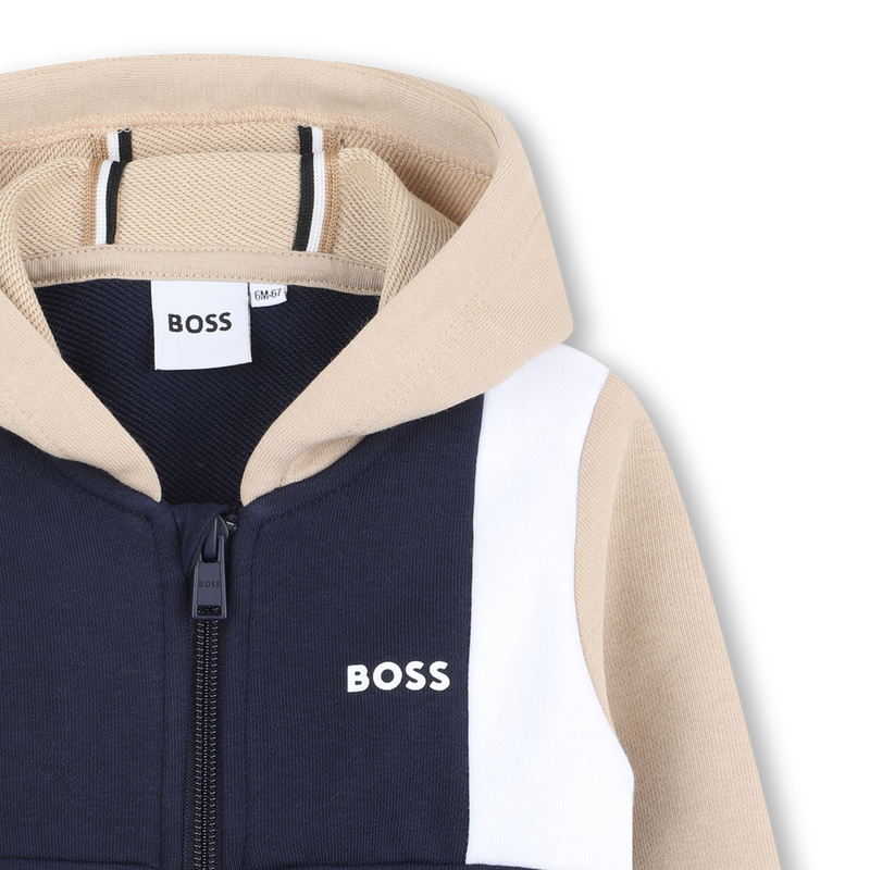 Zipped fleece sweatshirt BOSS 
                        BOY