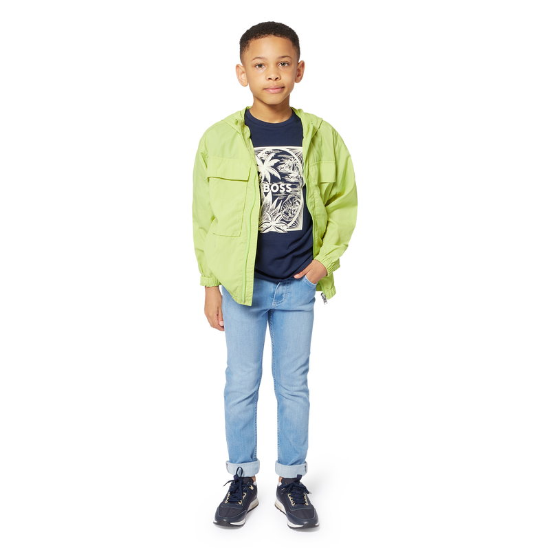 Short-sleeved cotton T-shirt BOSS 
                        BOY