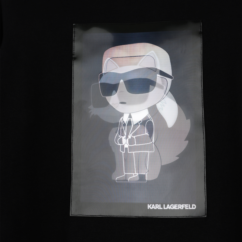 Long sleeve t-shirt KARL LAGERFELD KIDS 
                        GIRL